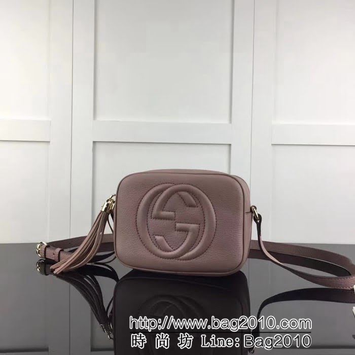 GUCCI古馳頂級原單 專櫃品質 實物實拍 裸粉308364 單肩斜挎包 HY1003